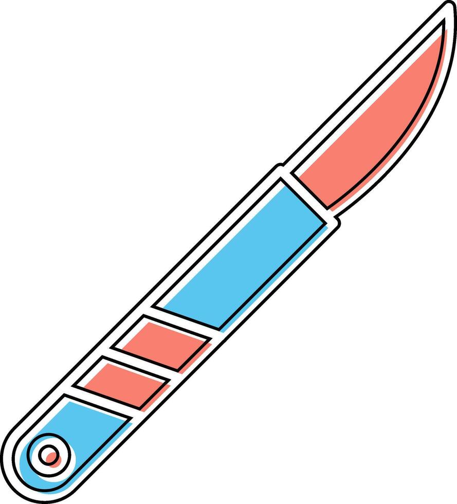chirurgisch Messer Vektor Symbol