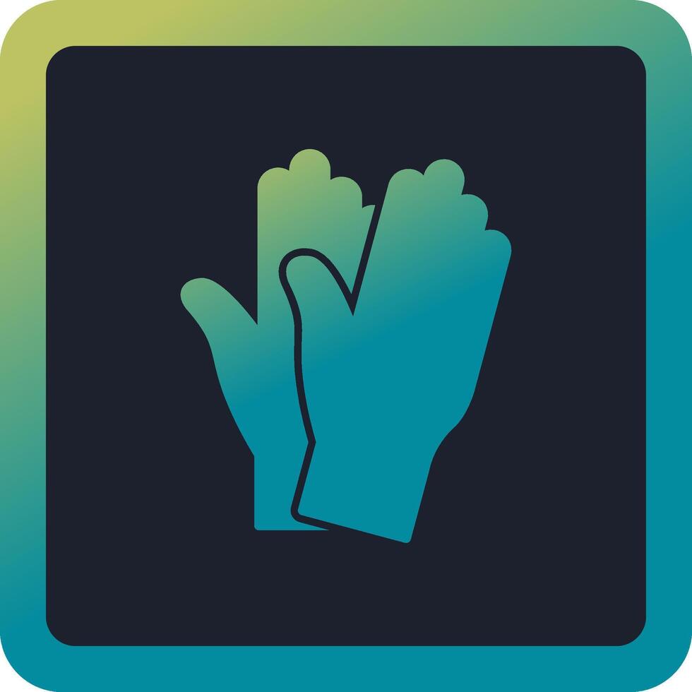 trygghet handskar vektor ikon