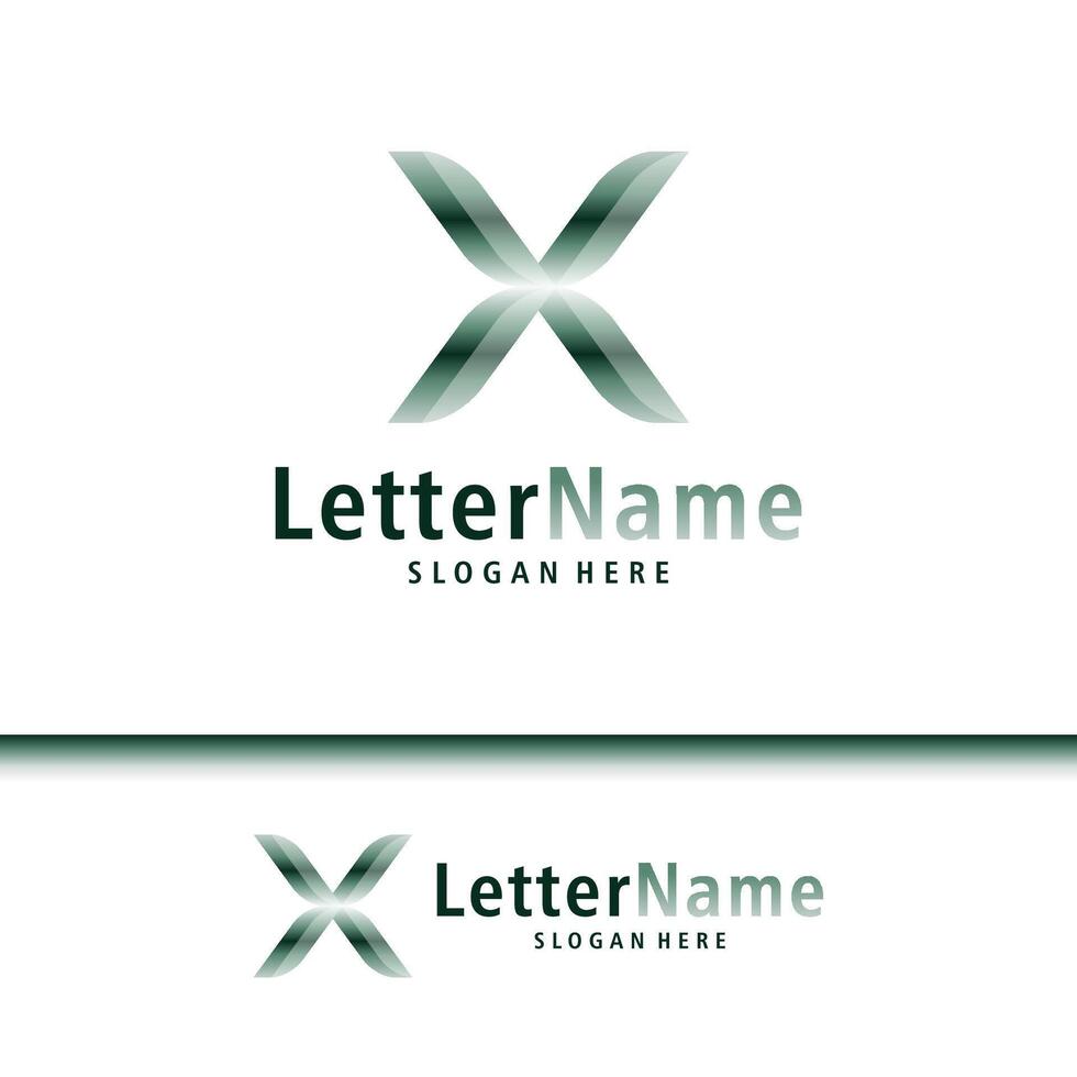 modern brev x logotyp design vektor. kreativ x logotyp begrepp mall vektor