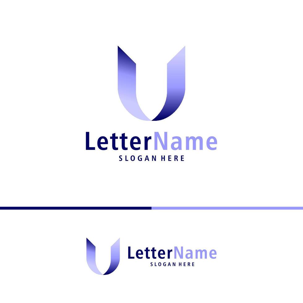 modern brev v logotyp design vektor. kreativ v logotyp begrepp mall vektor