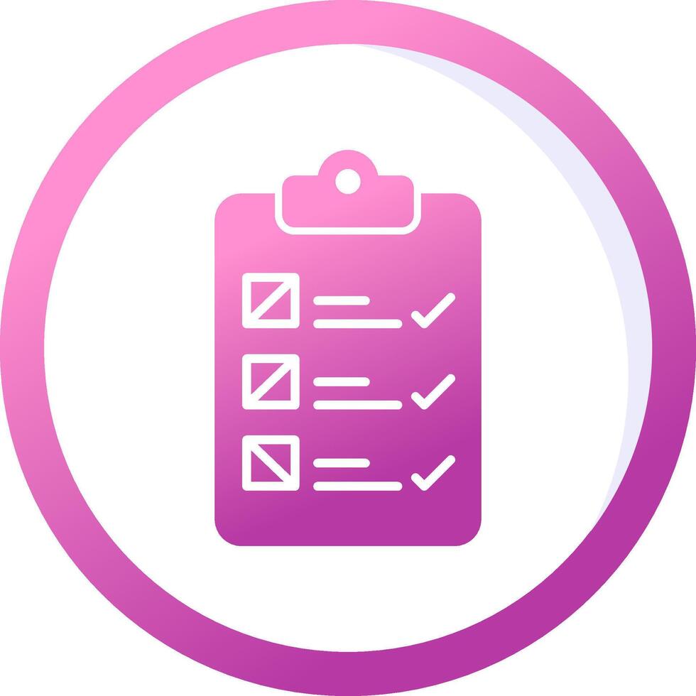 Checkliste Vektor Icon