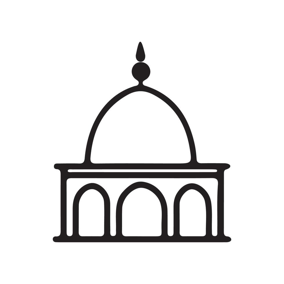 Moschee Symbol Vektor Kunst, Symbole, und Grafik