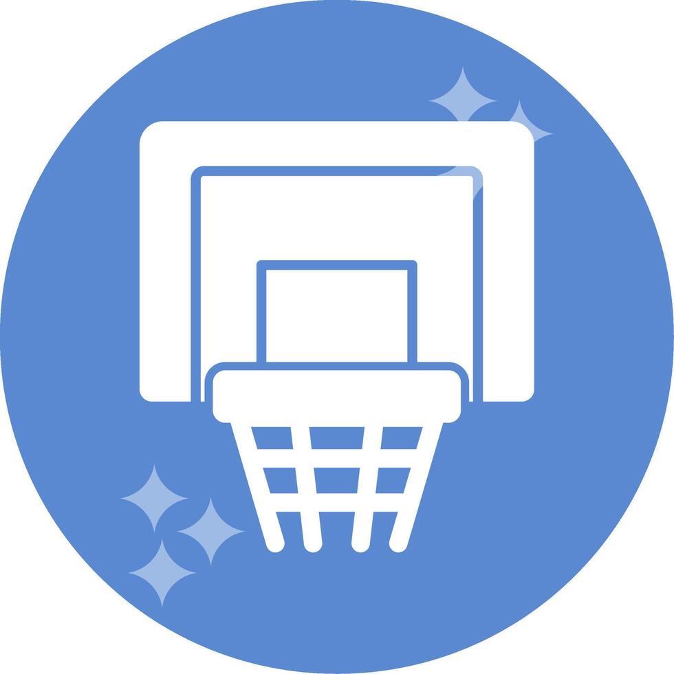 Basketballkorb-Vektorsymbol vektor