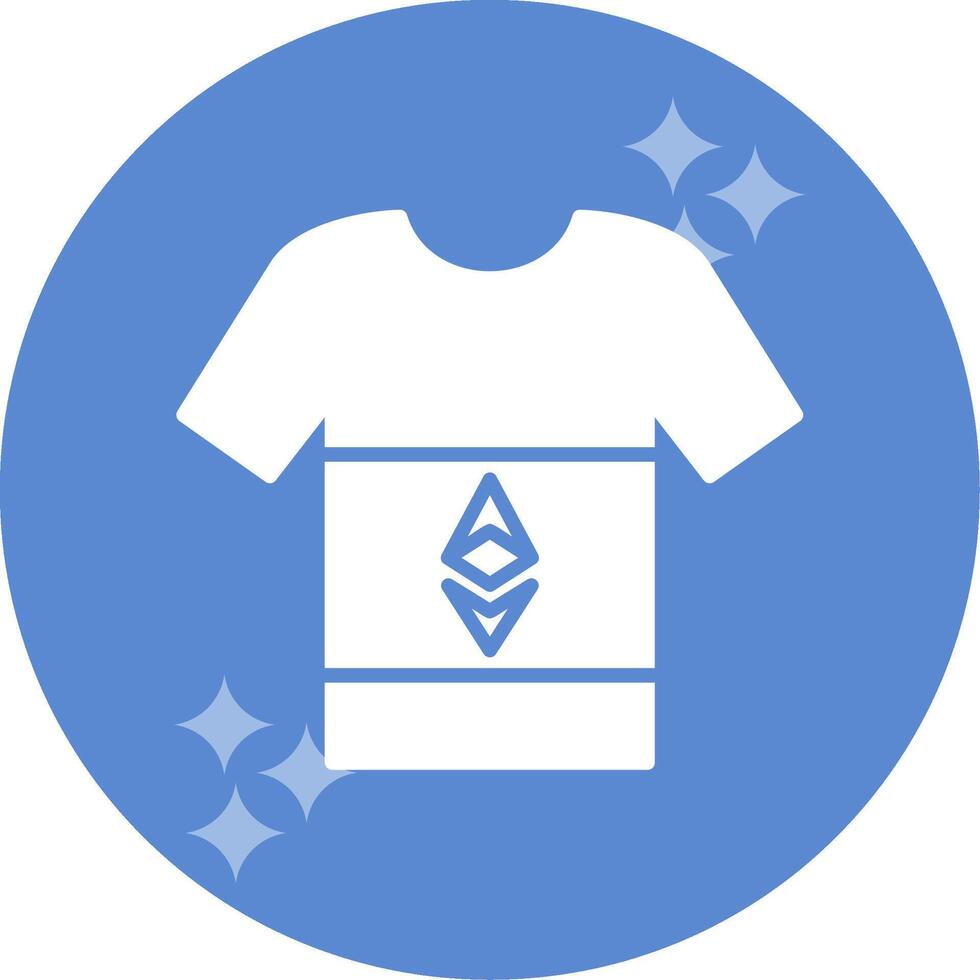 ethereum tshirt vektor ikon