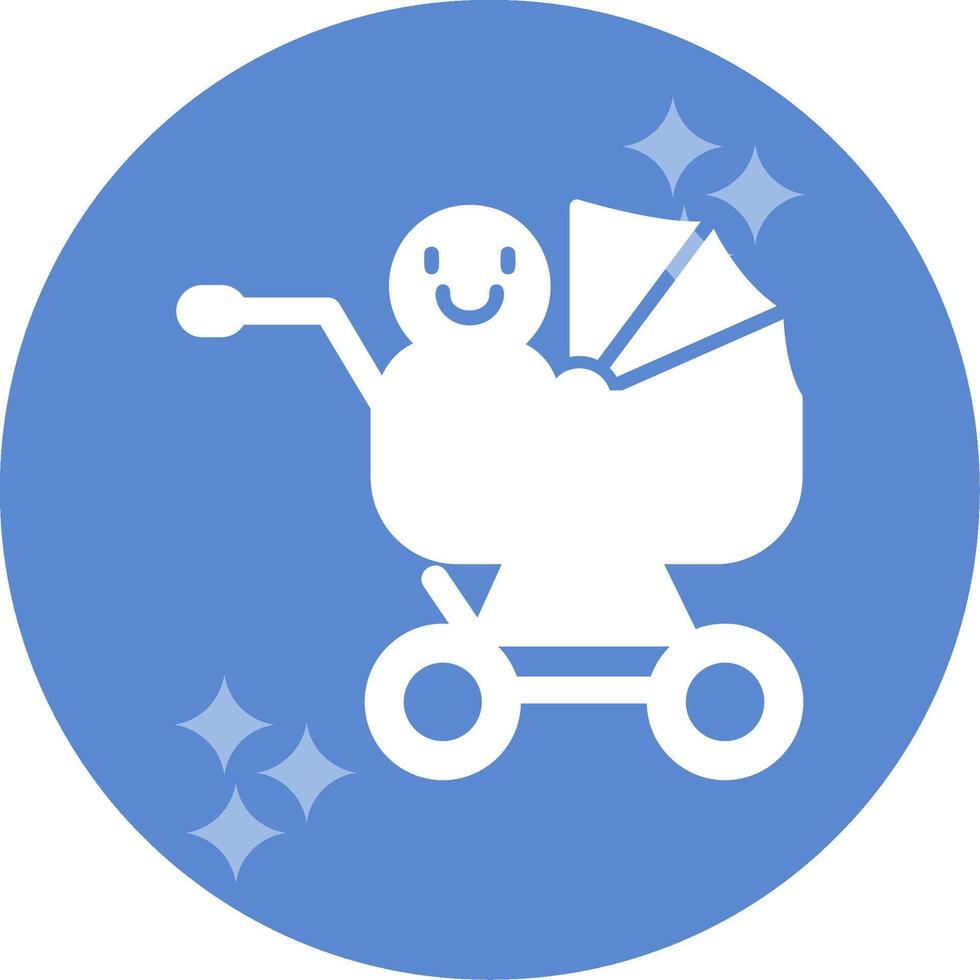 Baby Wagen Vektor Symbol