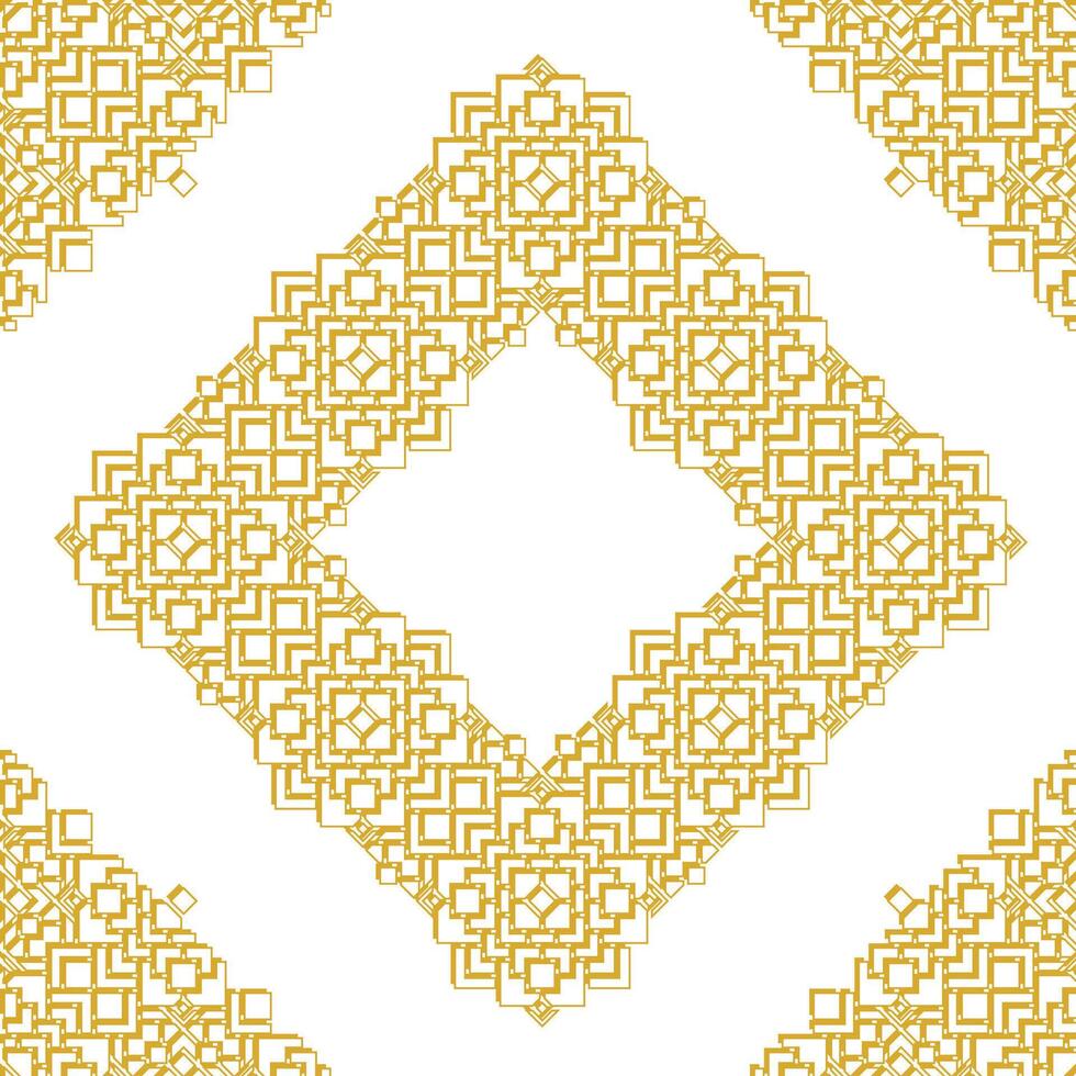 golden östlichen Muster Design zum islamisch und Kultur Thema vektor