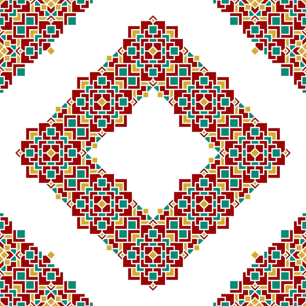 östlichen Muster Design zum islamisch und Kultur Thema vektor