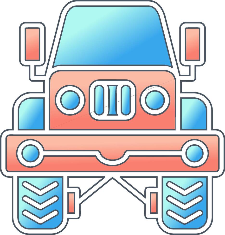 Jeep-Vektor-Symbol vektor