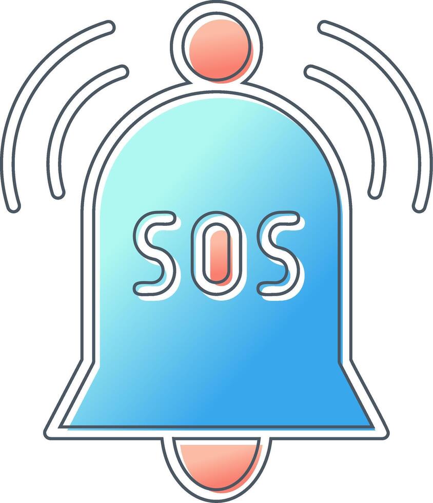SOS Notfall Vektor Symbol