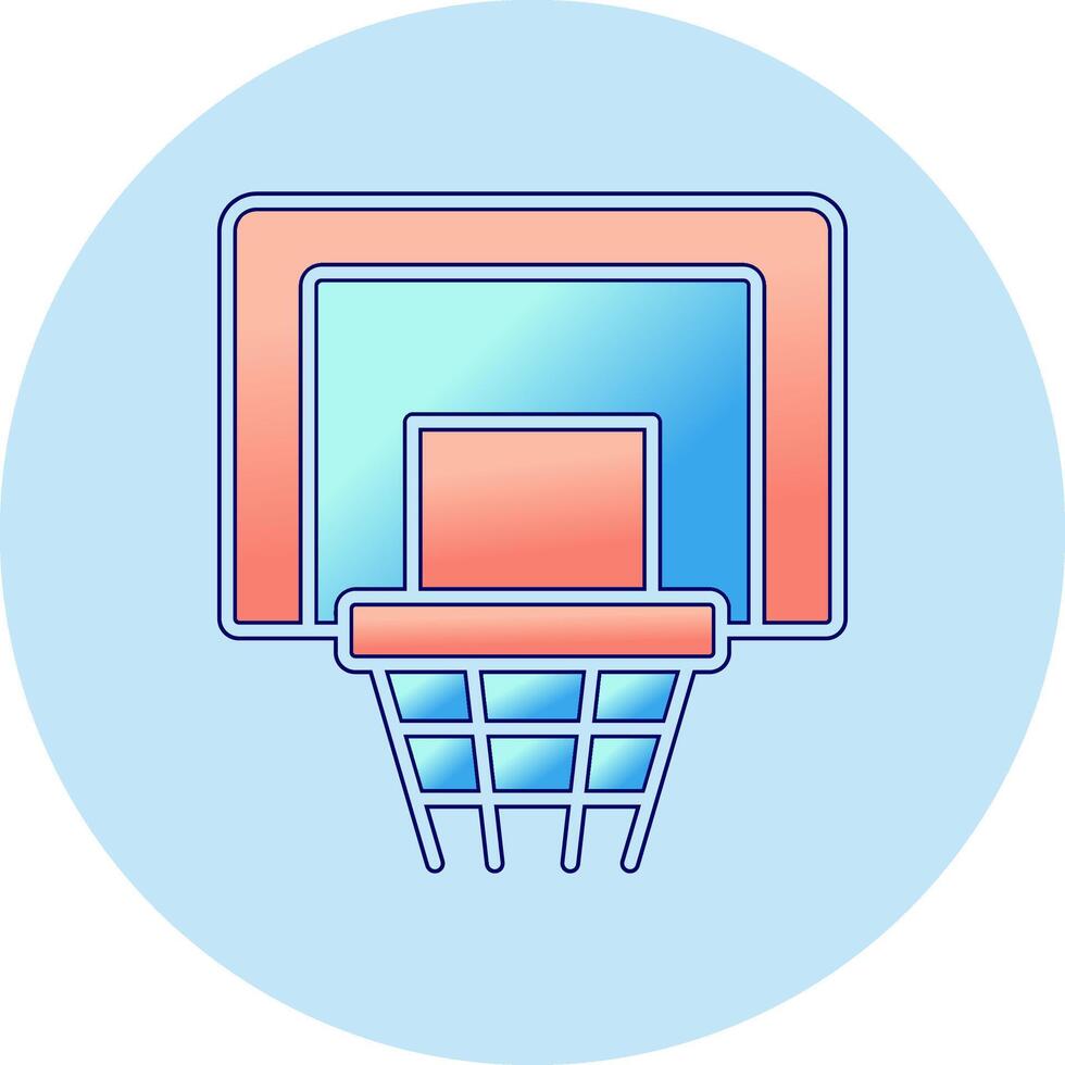 basketboll ring vektor ikon