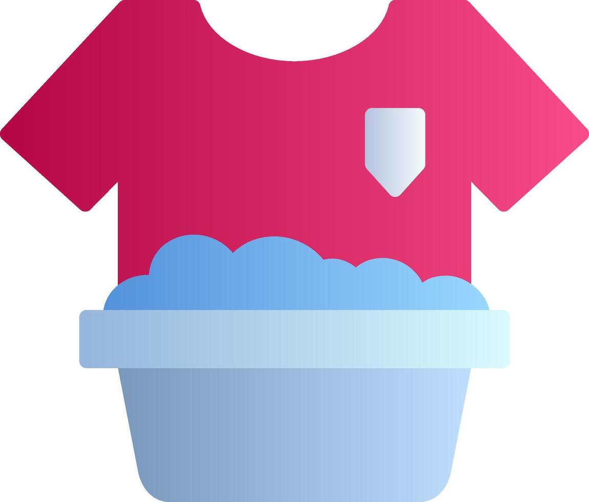 Waschen Kleider Vektor Symbol