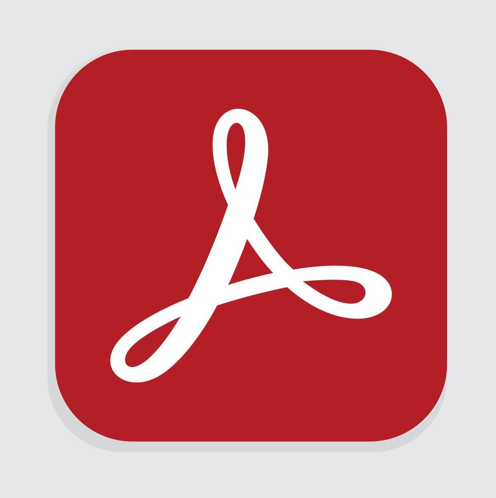 Adobe Akrobat Leser Vektor Logos, Adobe Symbole, abstrakt Vektor Kunst