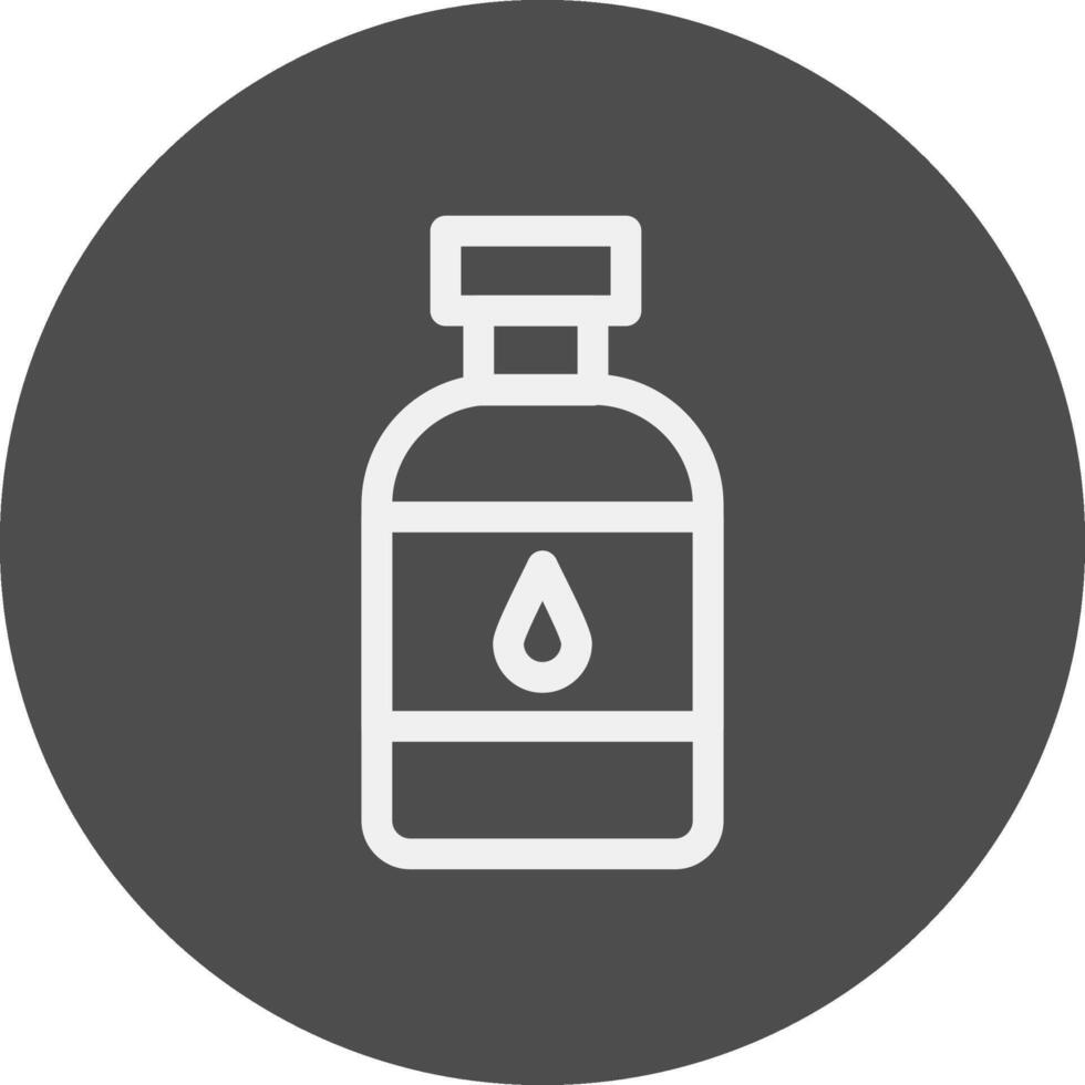 Wasserflasche kreatives Icon-Design vektor