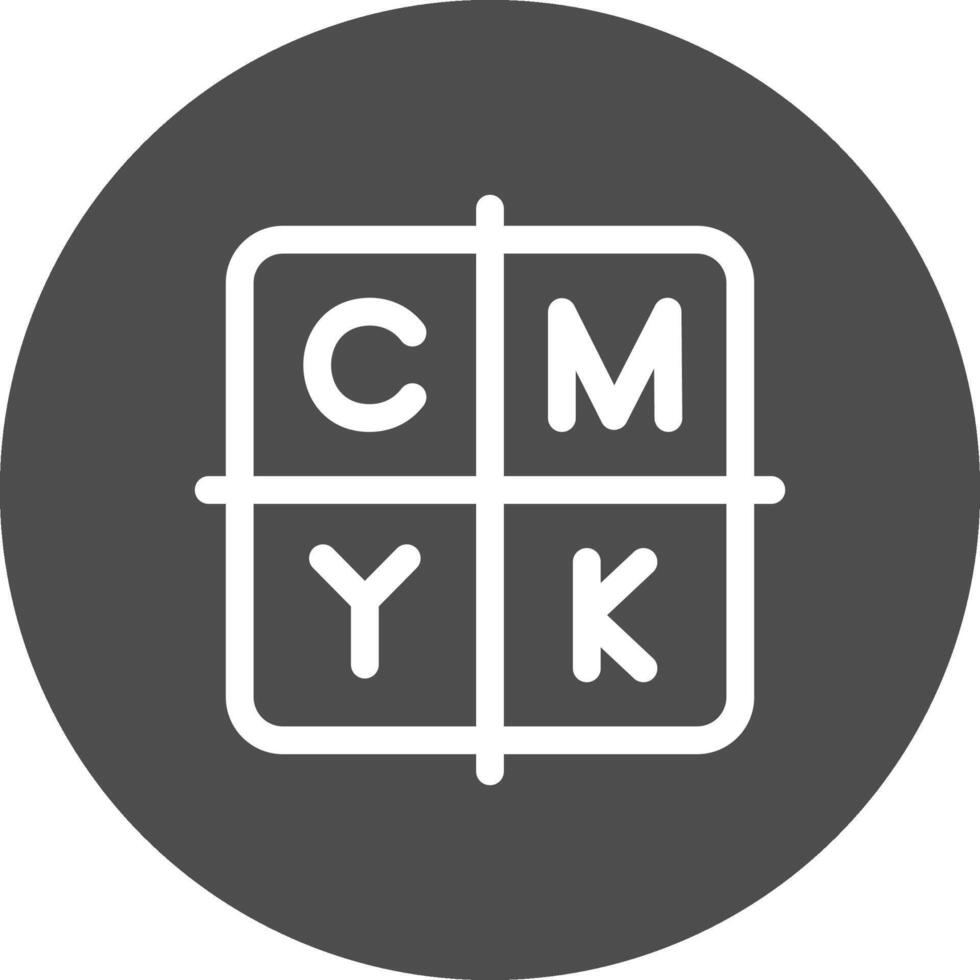 cmyk kreativ ikon design vektor