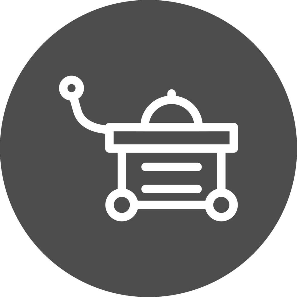 Food Cart kreatives Icon-Design vektor