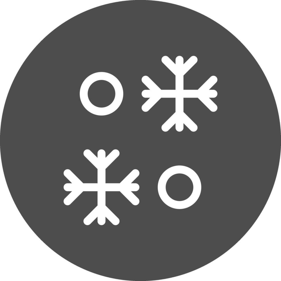 Schneeflocke kreatives Icon-Design vektor