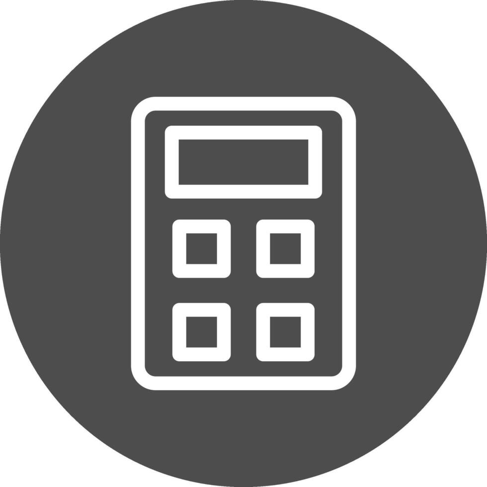 Taschenrechner kreatives Icon-Design vektor