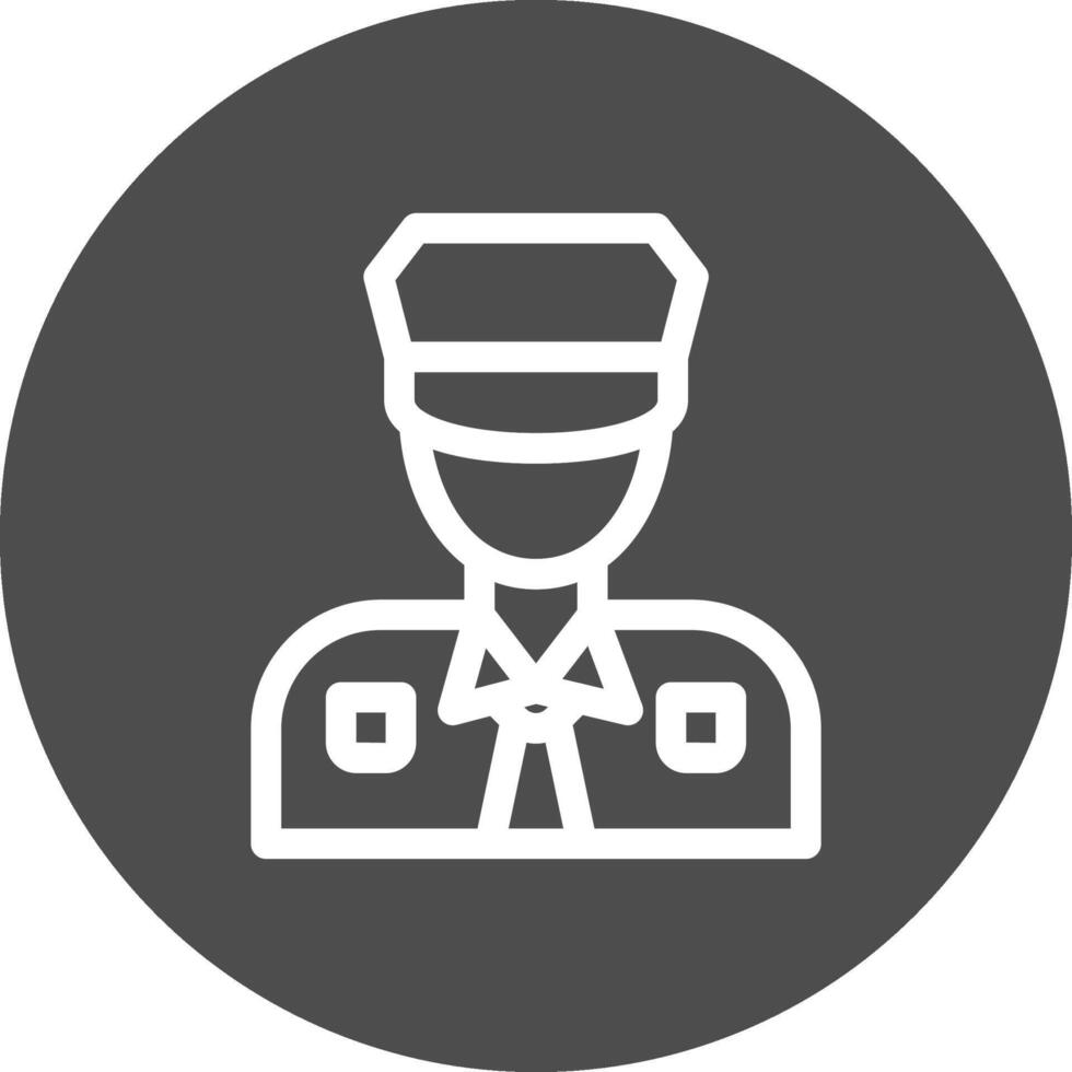 Polizist kreatives Icon-Design vektor