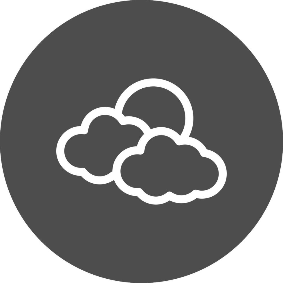 Wolken kreatives Icon-Design vektor