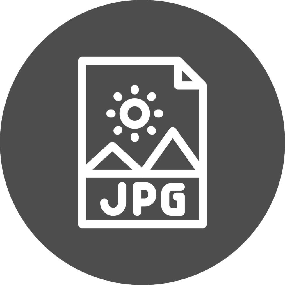 jpg-Datei kreatives Icon-Design vektor