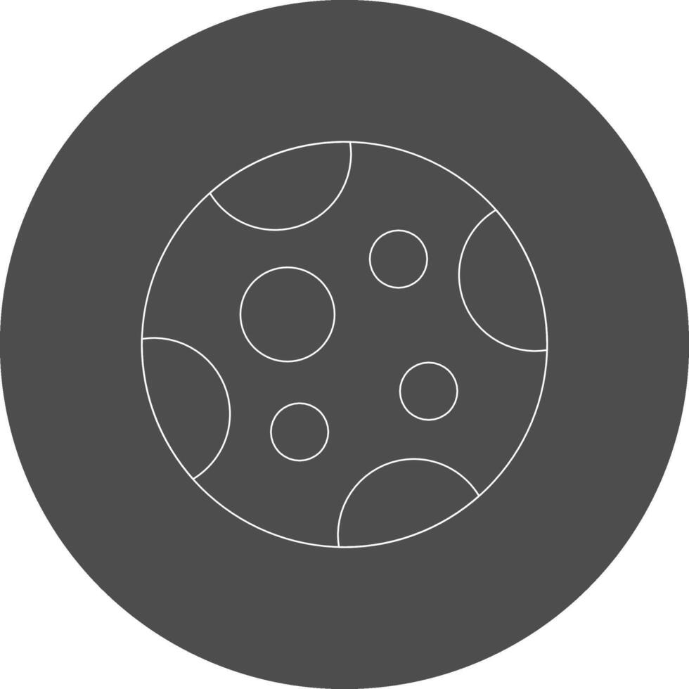 Mond kreatives Icon-Design vektor