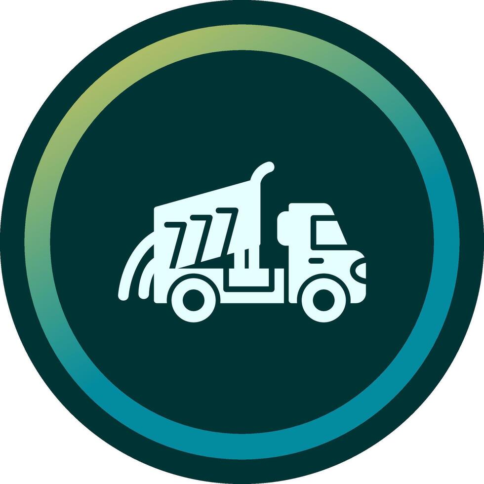 Kipper-LKW-Vektor-Symbol vektor