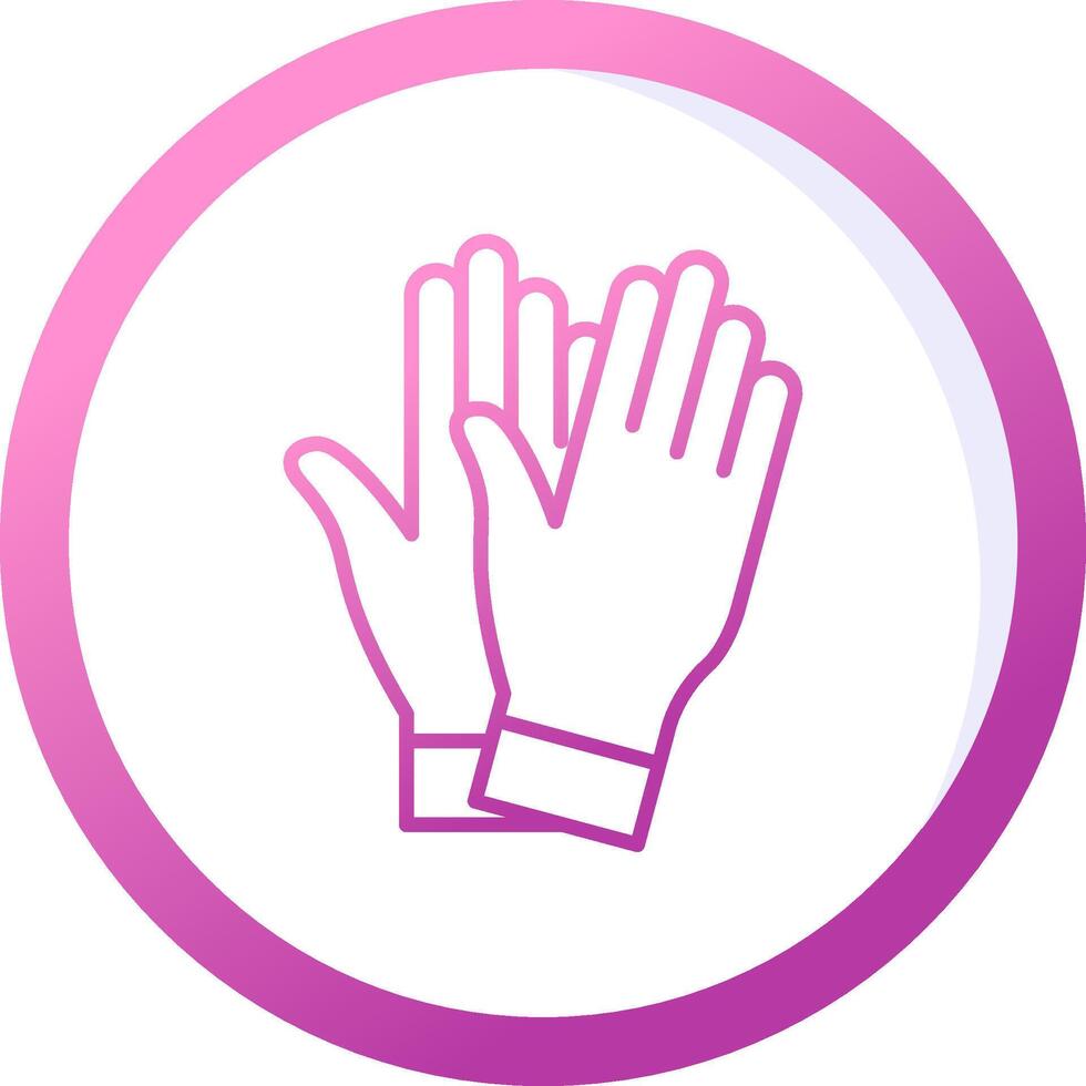 Sicherheit Handschuhe Vektor Symbol