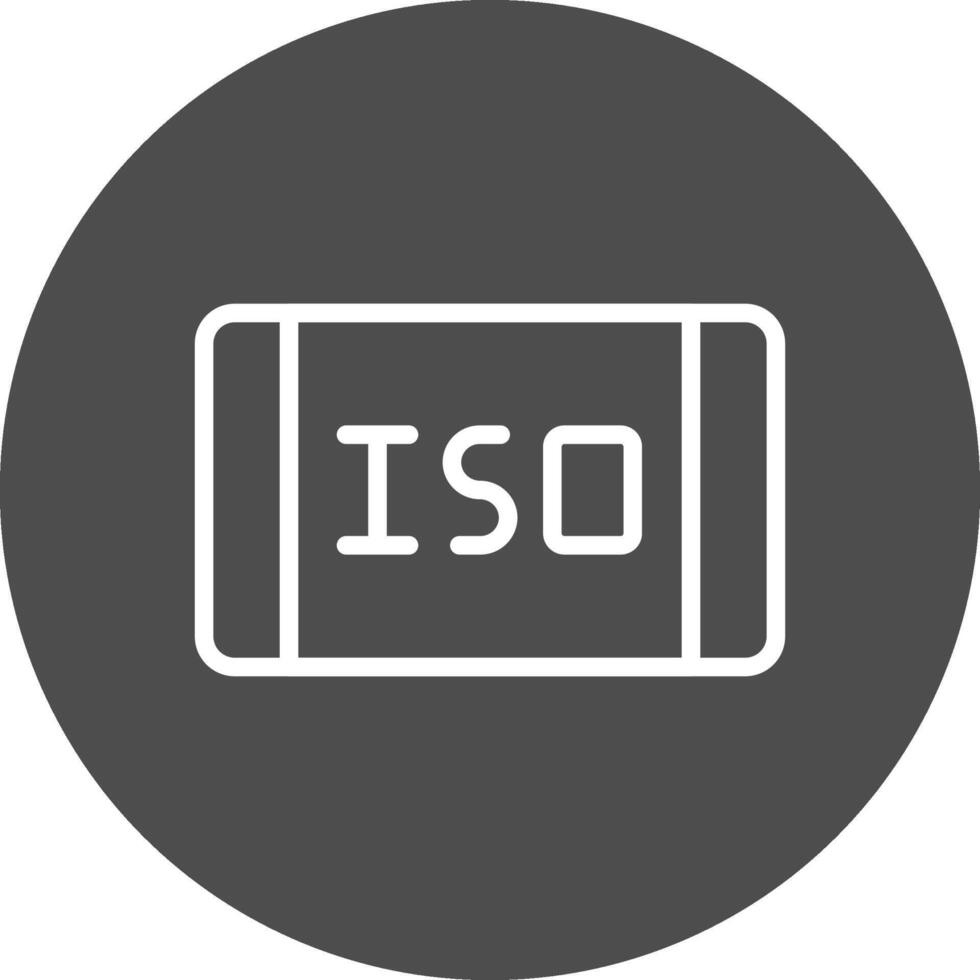 iso kreatives Icon-Design vektor