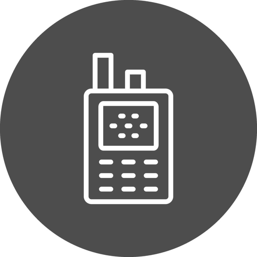 Walkie-Talkie kreatives Icon-Design vektor