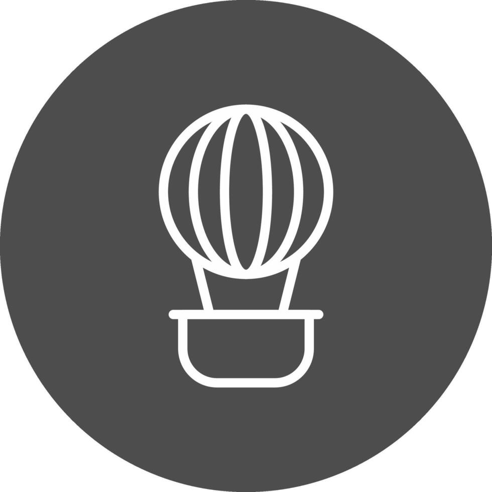 Heißluftballon kreatives Icon-Design vektor