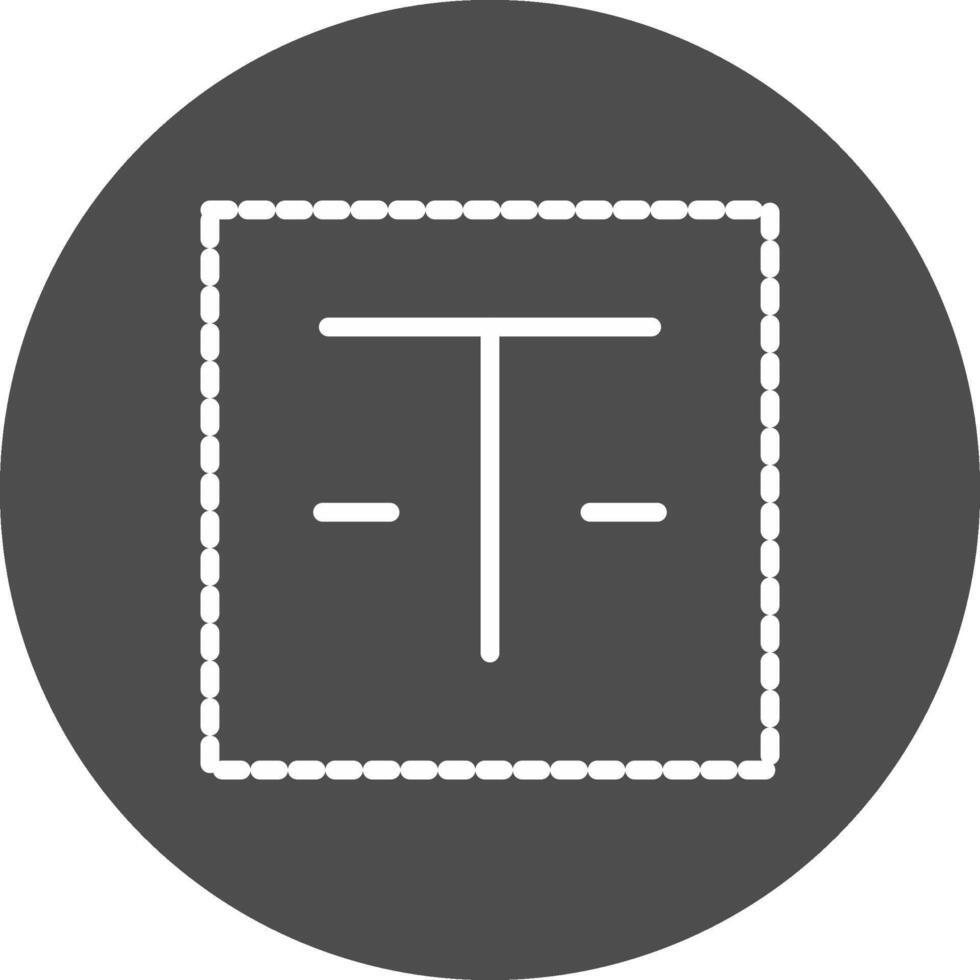 Textfeld kreatives Icon-Design vektor