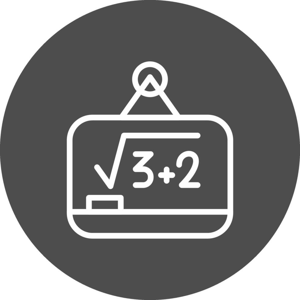 Whiteboard kreatives Icon-Design vektor