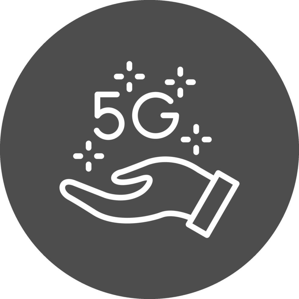 5g kreativ ikon design vektor