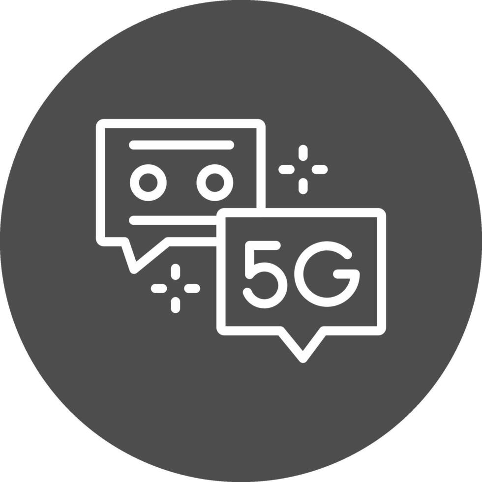 5g kreatives Icon-Design vektor