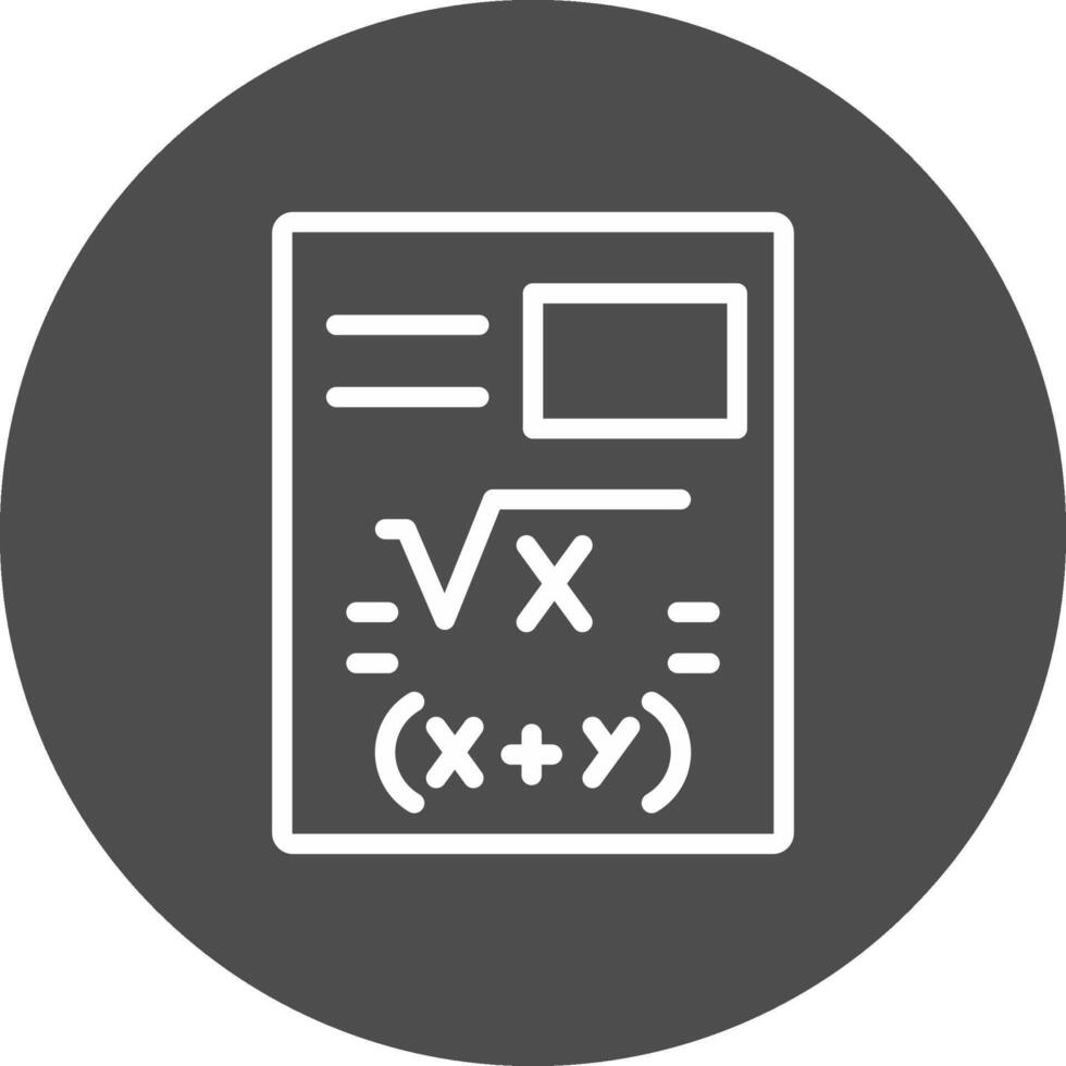 Mathe kreatives Icon-Design vektor