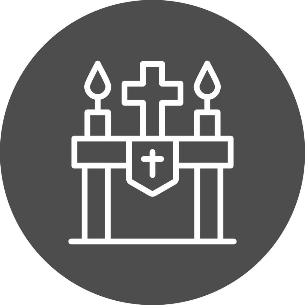 Altar kreativ Symbol Design vektor