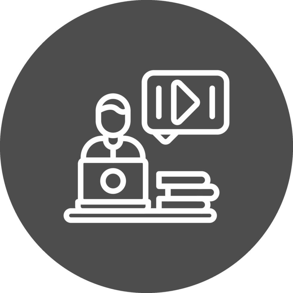 Webinar kreativ Symbol Design vektor