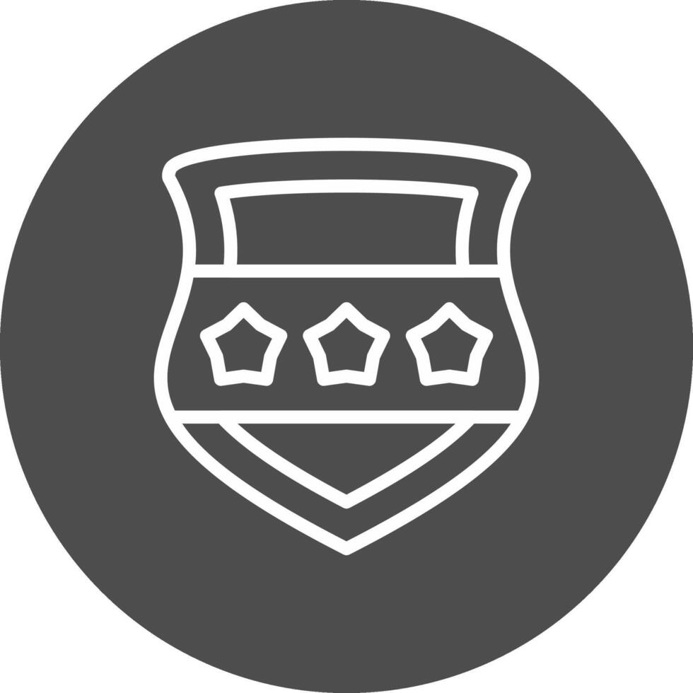 Polizei Schild kreativ Symbol Design vektor