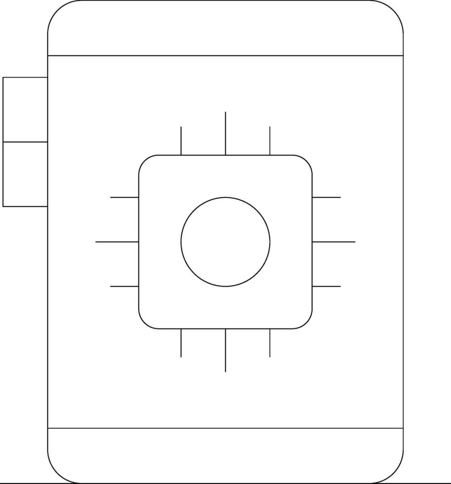 Digital Technologie kreativ Symbol Design vektor