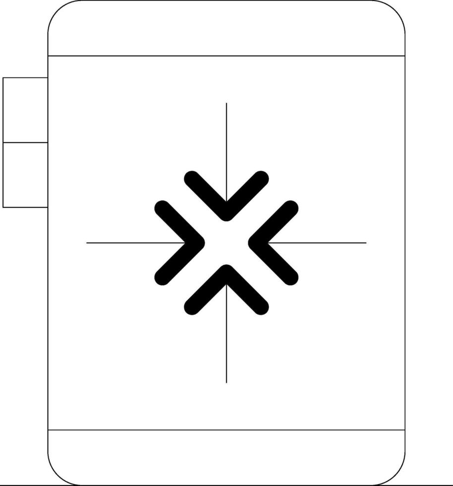 Konvergenz kreativ Symbol Design vektor