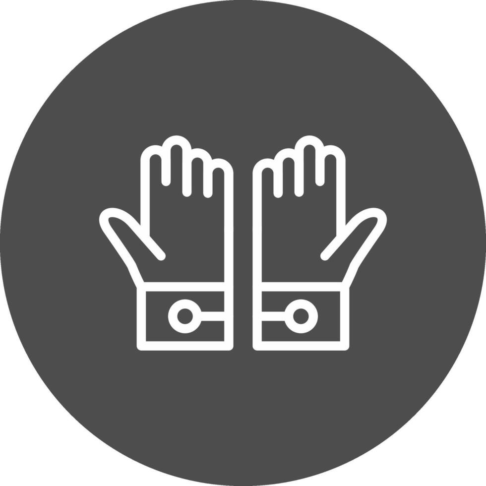 Latex Handschuhe kreativ Symbol Design vektor