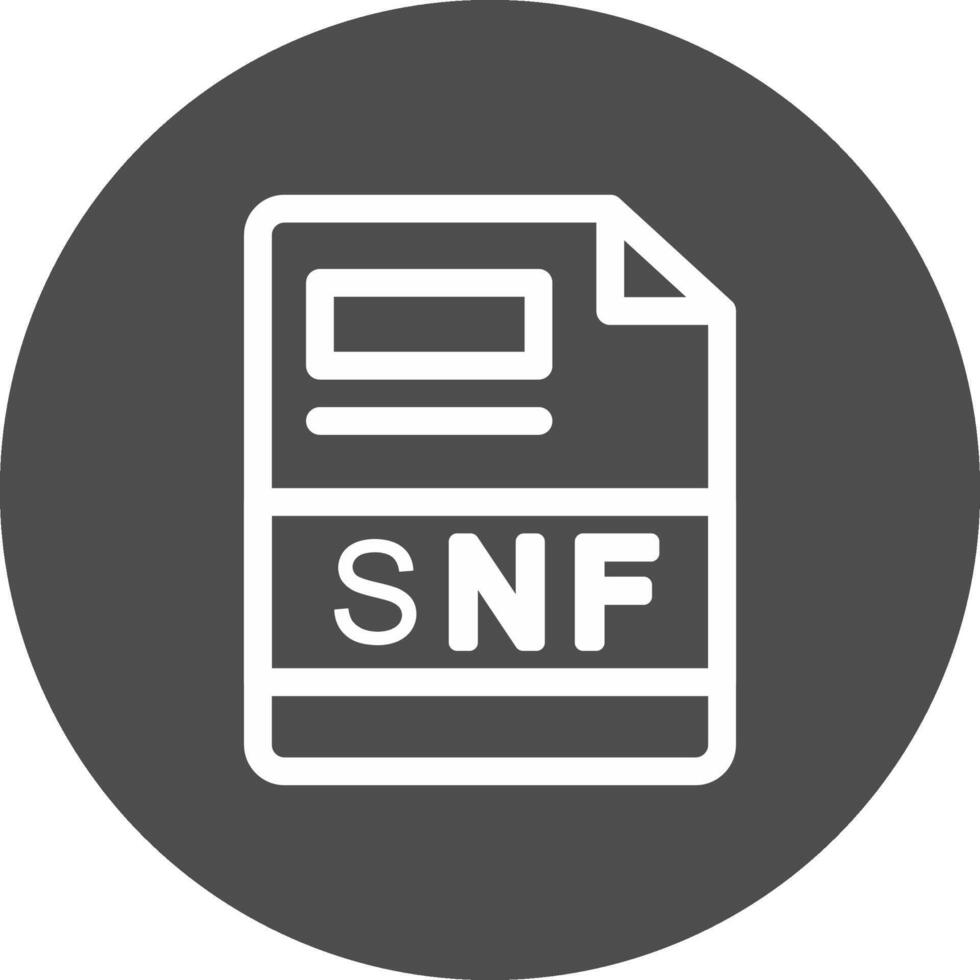 snf kreativ Symbol Design vektor