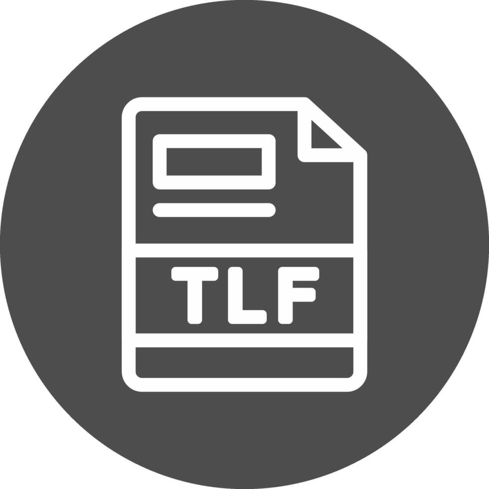 tlf kreativ ikon design vektor