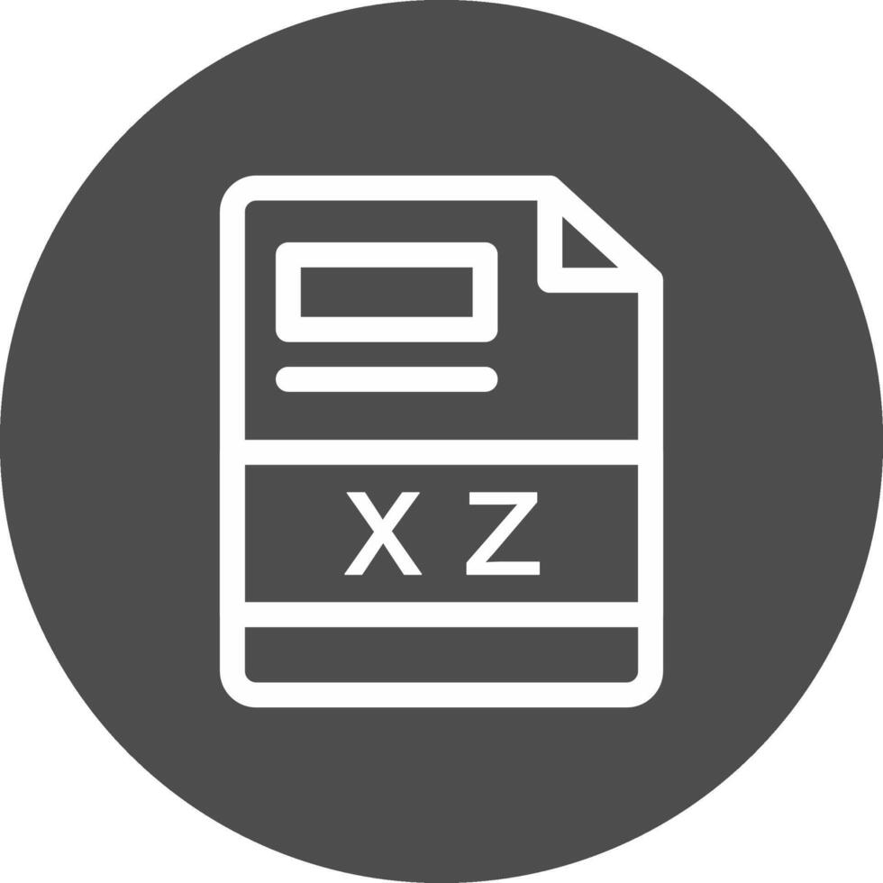 xz kreativ Symbol Design vektor