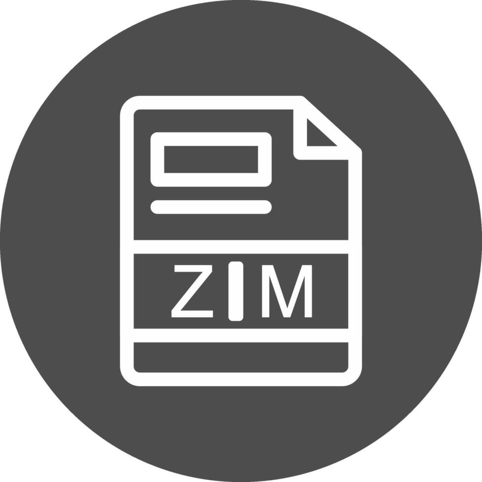 zim kreativ Symbol Design vektor