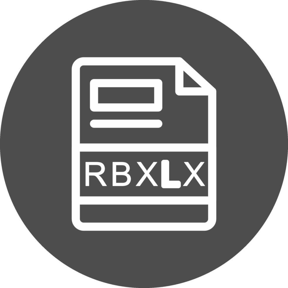 rbxlx kreativ Symbol Design vektor