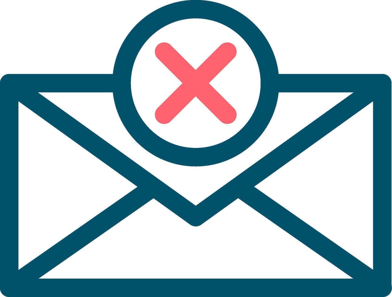 E-Mail kreatives Icon-Design vektor