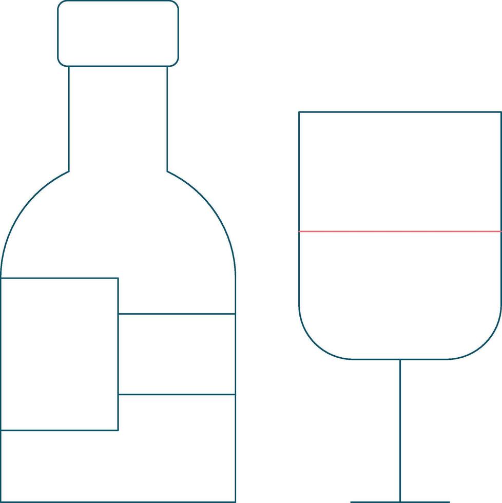 Wein kreatives Icon-Design vektor