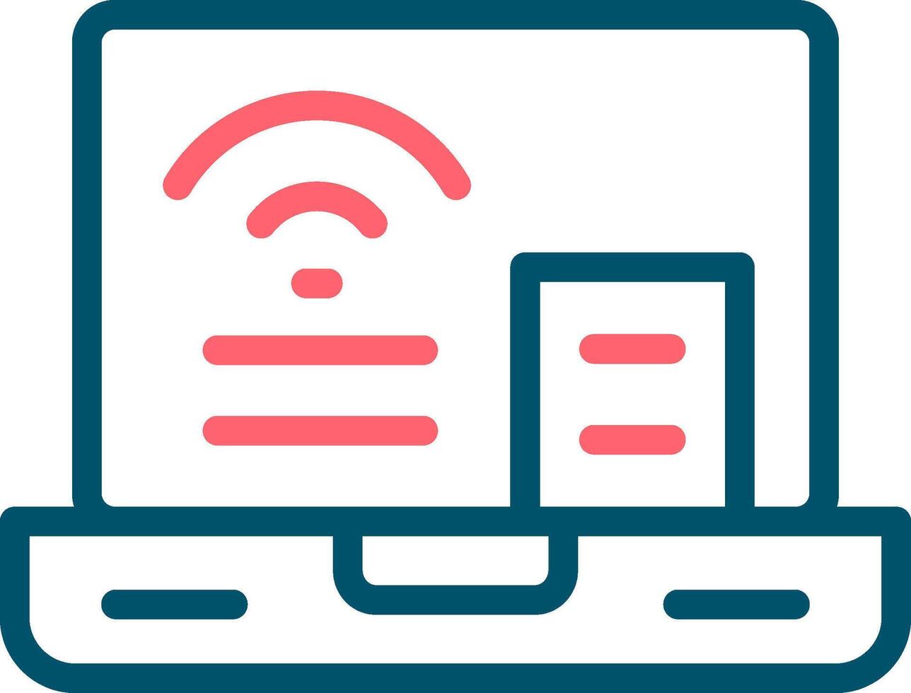 W-lan Verbindung kreativ Symbol Design vektor