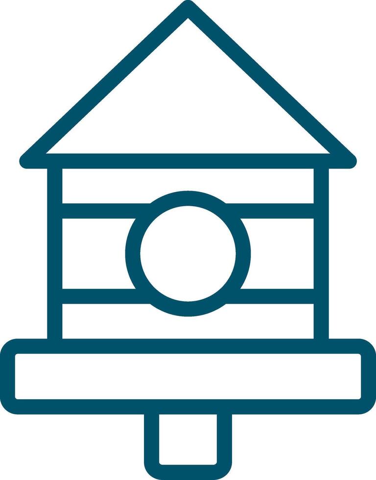 Birdhouse kreatives Icon-Design vektor